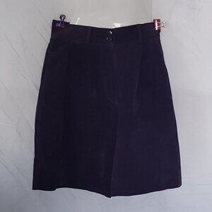 Ladies CHOSES Purple Leather Shorts - 6
